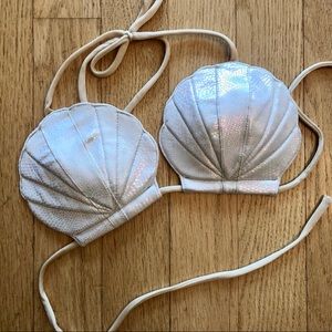 Margarita Mermaid Shell Bikini Top, Size S